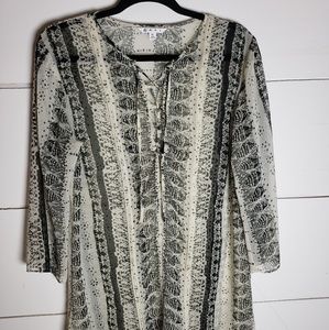 Cabi sher long blouse or swim suit cover up